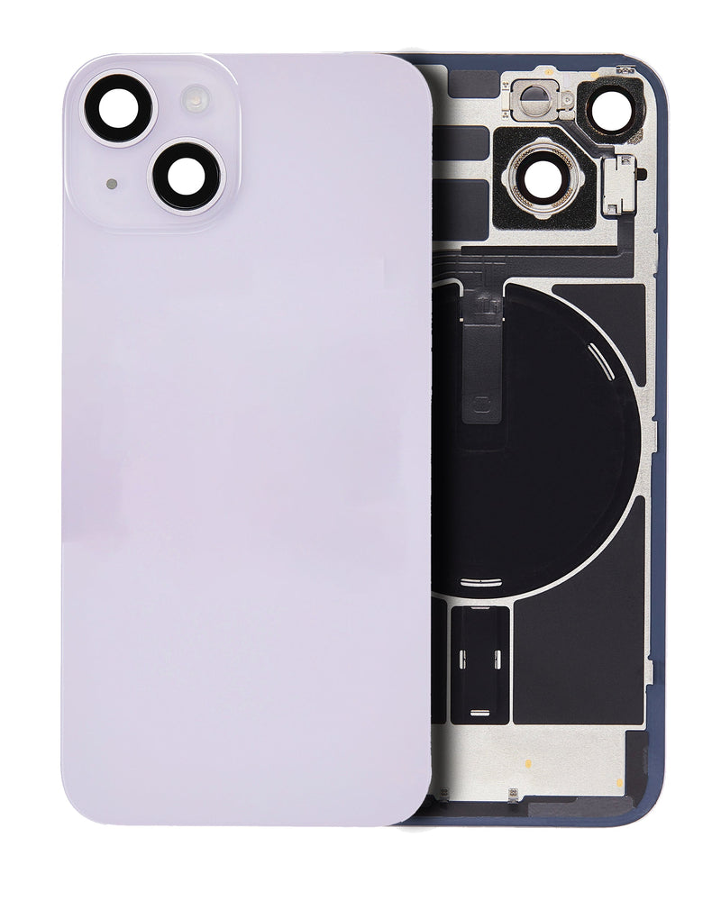 iPhone 14 Back Cover Glass With Steel Plate | Wireless NFC & MagSafe Magnet Pre-installed Replacement (Pull Good) (All Colors)
