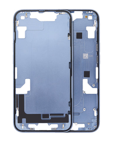 iPhone 14 Mid-frame Housing With Power & Volume Button Replacement (US Version) (Sim Tray Version) (All Colors)