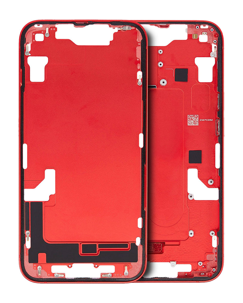 iPhone 14 Mid-frame Housing With Power & Volume Button Replacement (US Version) (Sim Tray Version) (All Colors)