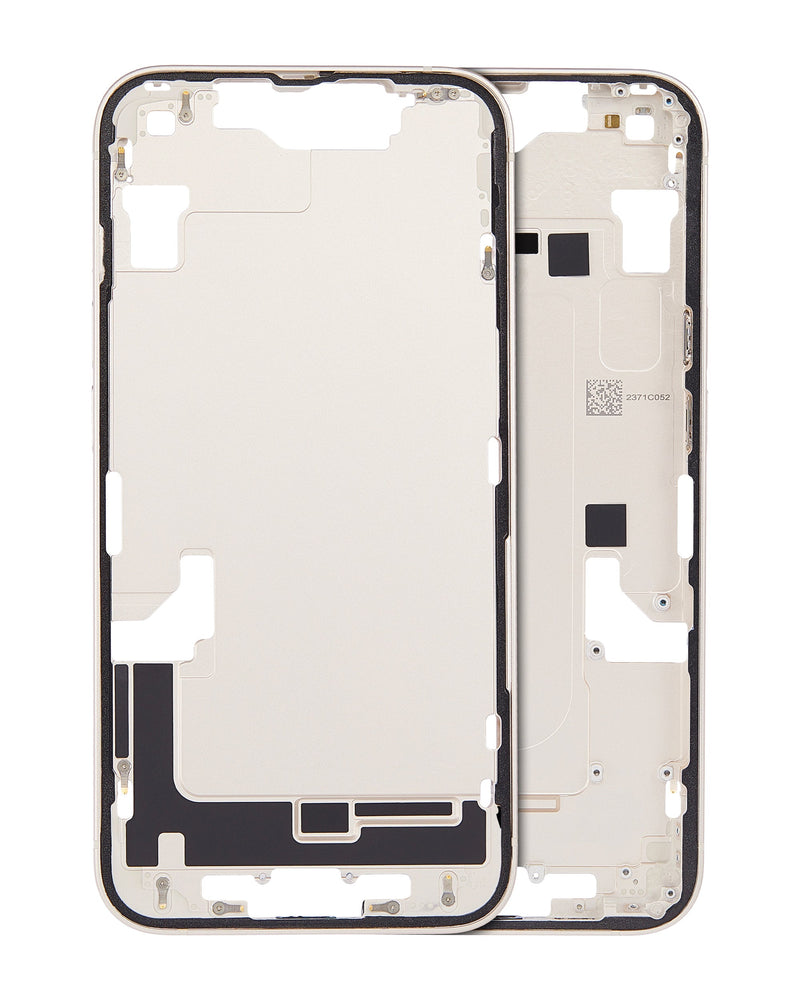 iPhone 14 Mid-frame Housing With Power & Volume Button Replacement (US Version) (Sim Tray Version) (All Colors)