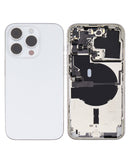 iPhone 14 Pro Housing & Back Cover Glass With Small Parts (US Version) (Sim Tray) (No Logo) (All Colors)
