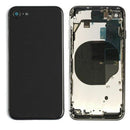 iPhone 8 Housing Back Cover Glass Replacement With Small Parts (No Logo) (All Colors)