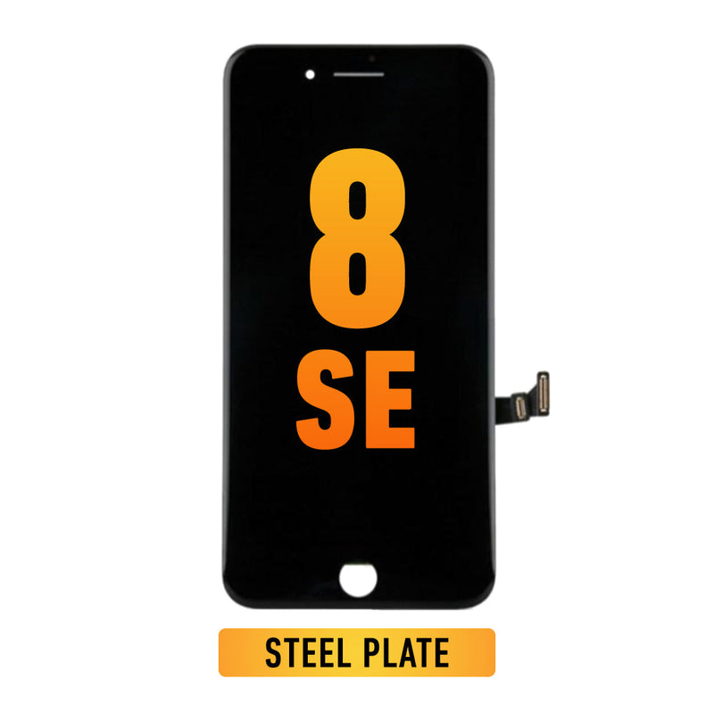 iPhone 8 / SE 2020 / SE 2022 LCD Screen Replacement (With Steel Plate)  (Premium Plus | IQ7) (Black)