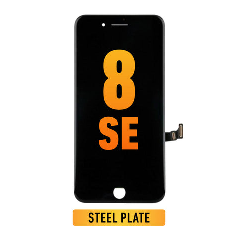 iPhone 8 / SE 2020 / SE 2022 LCD Screen Replacement (With Steel Plate)  (Premium Plus | IQ7) (Black)