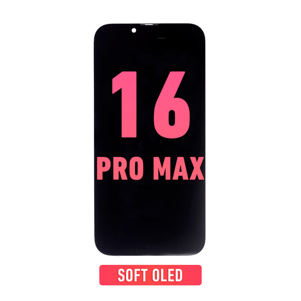 iPhone 16 Pro Max LCD Screen Replacement (Soft Oled | IQ9)