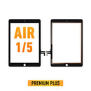 iPad Air 1 / iPad 5 (2017) Digitizer Replacement (No Home Button Compatible For iPad 5) (Premium Plus) (Black)