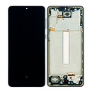 Samsung Galaxy A33 5G (A336 / 2022) (6.36") LCD Screen Assembly Replacement With Frame (Incell) (Black)