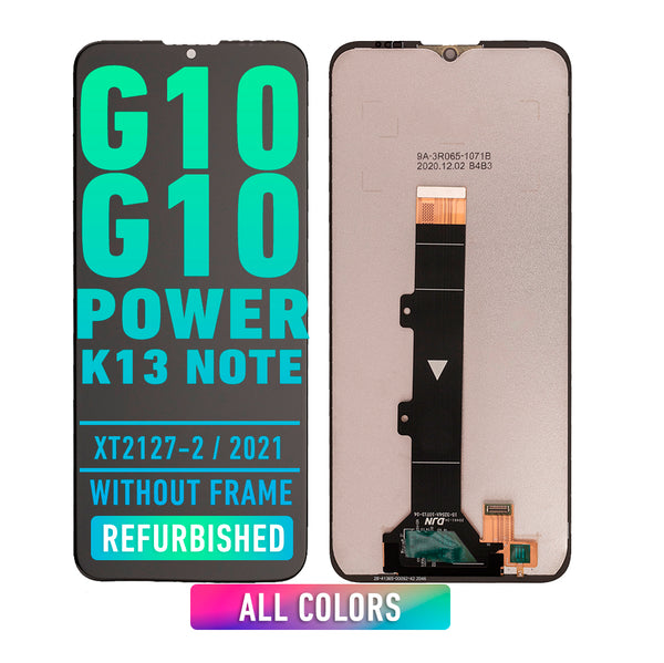 Motorola Moto G10 (XT2127-2 / 2021) / G10 Power (XT2127-4 / 2021) LCD Screen Assembly Replacement Without Frame (Refurbished) (All Colors)