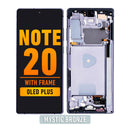 Samsung Galaxy Note 20 OLED Screen Assembly Replacement With Frame (OLED PLUS) (Mystic Gray)