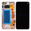 Samsung Galaxy S10E OLED Screen Assembly Replacement With Frame (Refurbished) (Flamingo Pink)