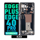 Motorola Moto Edge Plus / Edge 40 Pro (XT2301 / 2023) OLED Assembly With Frame (Refurbished) (Interstellar Black)