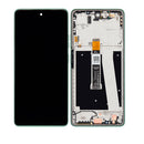 Motorola Moto G Power 5G (XT2515 / 2025) LCD Assembly With Frame (Refurbished) (Leaf Green)