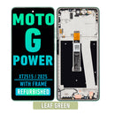 Motorola Moto G Power 5G (XT2515 / 2025) LCD Assembly With Frame (Refurbished) (Leaf Green)