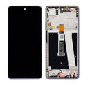 Motorola Moto G Power 5G (XT2515 / 2025) LCD Assembly With Frame (Refurbished) (Slate Gray)