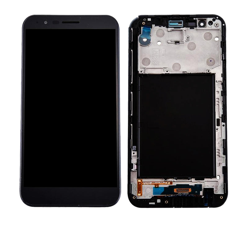 LG Stylo 3 Plus (TP450 / MP450) LCD Screen Assembly Replacement With Frame (Black)