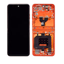 Motorola Razr 2024 / Razr 50 (XT2453 / 2024) OLED Assembly With Frame (Refurbished) (Spritz Orange)