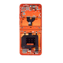 Motorola Razr 2024 / Razr 50 (XT2453 / 2024) OLED Assembly With Frame (Refurbished) (Spritz Orange)