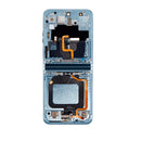 Motorola Moto Razr Plus / Razr 40 Ultra (XT2321 / 2023) OLED Assembly With Frame (Refurbished) (Glacier Blue)
