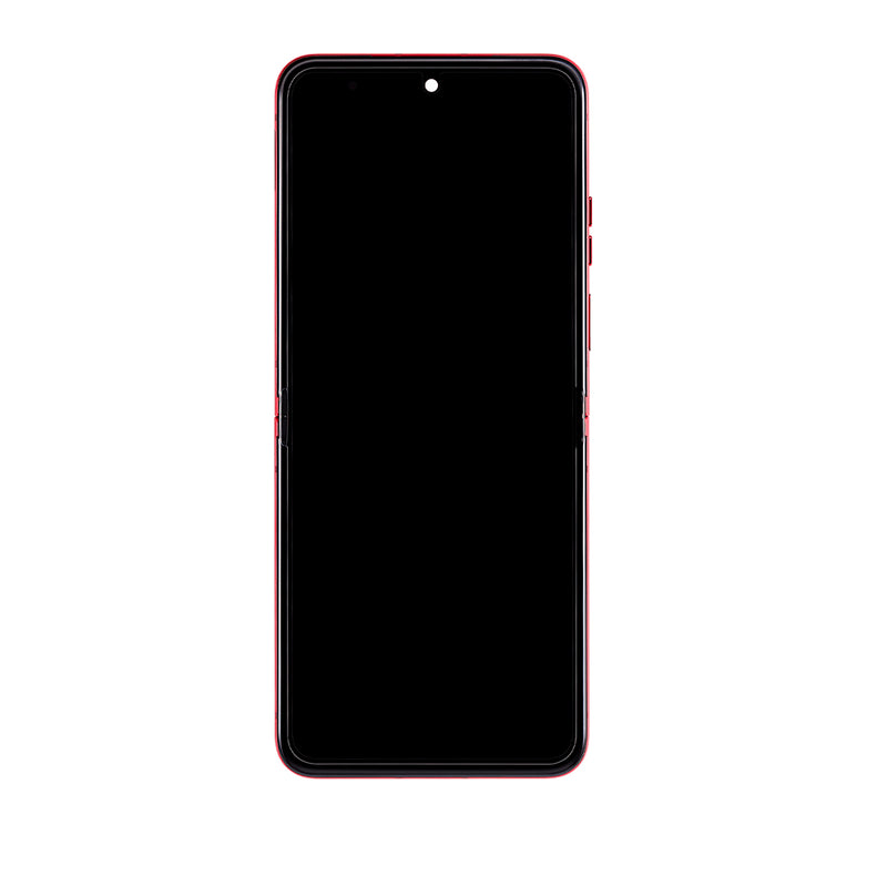 Motorola Moto Razr Plus / Razr 40 Ultra (XT2321 / 2023) OLED Assembly With Frame (Refurbished) (Viva Magenta)
