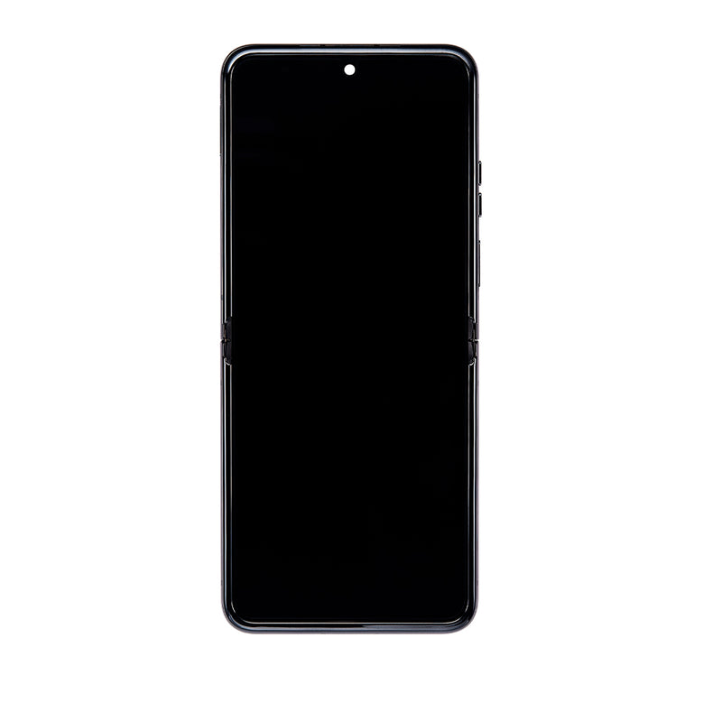 Motorola Moto Razr Plus / Razr 40 Ultra (XT2321 / 2023) OLED Assembly With Frame (Refurbished) (Infinite Black)