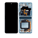 Motorola Moto Razr Plus / Razr 40 Ultra (XT2321 / 2023) OLED Assembly With Frame (Refurbished) (Glacier Blue)