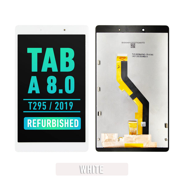 Samsung Galaxy Tab A 8.0 (T295 / 2019) LCD Screen Assembly Replacement With Digitizer (WHITE) (LTE VERSION)