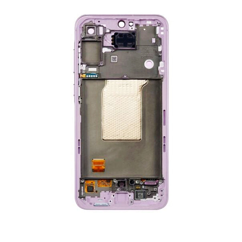 Samsung Galaxy A55 5G (A556 / 2024) OLED Screen Assembly Replacement With Frame (Refurbished) (Lilac)