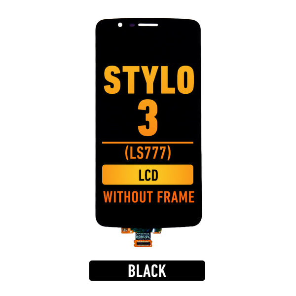 LG Stylo 3 (LS777) LCD Screen Assembly Replacement Without Frame (Black)