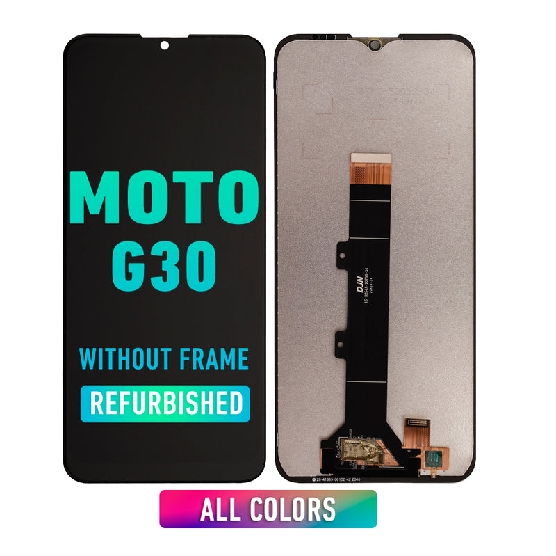 Motorola Moto G30 (XT2129 / XT2129-1 / XT2129-2 / XT2129-3 / 2021) LCD Screen Assembly Replacement Without Frame (Refurbished) (All Colors)