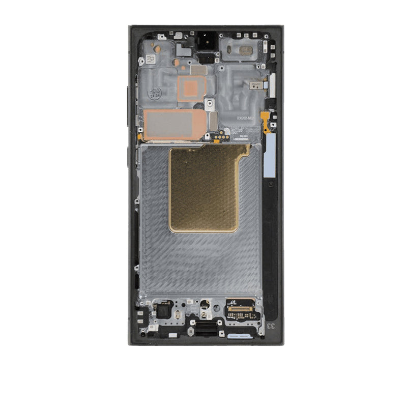 Samsung Galaxy S24 Ultra 5G OLED Screen Assembly Replacement With Frame (Refurbished) (Titanium Black)