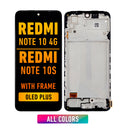 Xiaomi Redmi 10 4G OLED Screen Assembly Replacement With Frame (OLED PLUS) (All Colors)