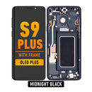 Samsung Galaxy S9 Plus OLED Screen Assembly Replacement With Frame (OLED PLUS) (Midnight Balck)