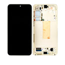 Samsung Galaxy S23 Plus 5G OLED Screen Assembly Replacement With Frame (OLED PLUS) (Cream)