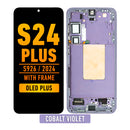 Samsung Galaxy S24 Plus 5G OLED Screen Assembly Replacement With Frame (OLED PLUS) (Cobalt Violet)