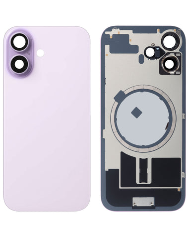 iPhone 17 Back Glass With Steel Plate With Wireless NFC Charging MagSafe Magnet & Flashlight Flex (No Logo) (All Colors)