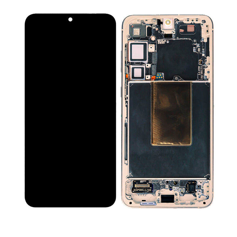 Samsung Galaxy S24 Plus 5G OLED Screen Assembly Replacement With Frame (Refurbished) (Sandstone Orange)