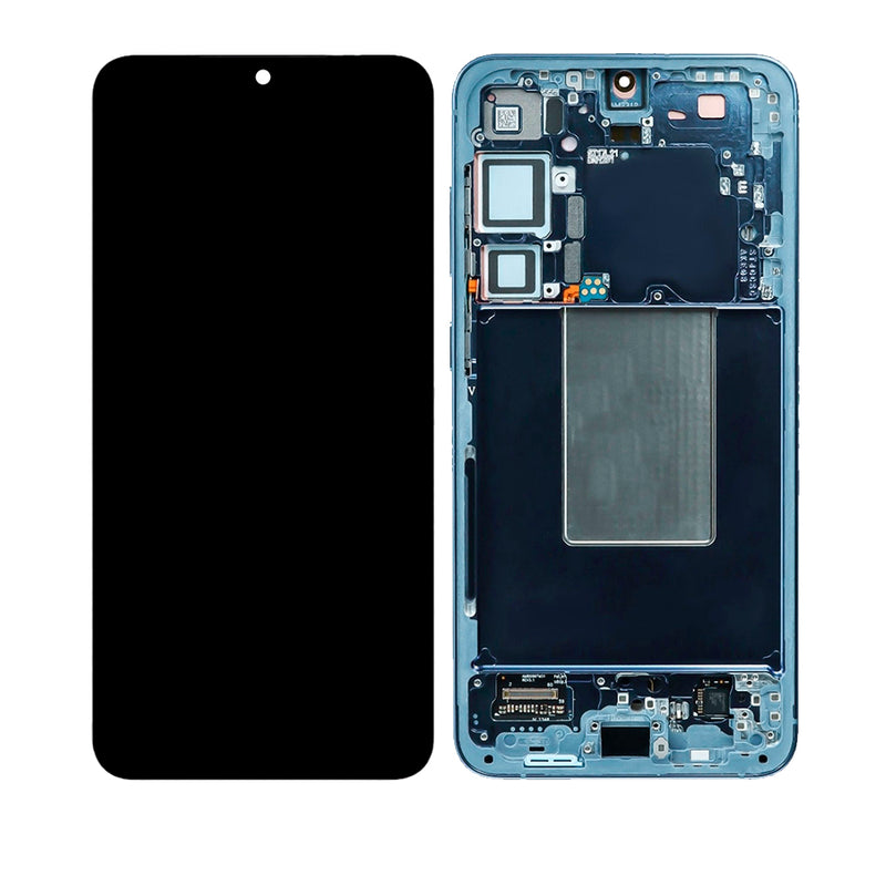 Samsung Galaxy S24 Plus 5G OLED Screen Assembly Replacement With Frame (Refurbished) (Sapphire Blue)