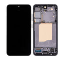 Samsung Galaxy S25 5G OLED Screen Assembly Replacement With Frame (Refurbished) (Black / Blue)