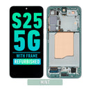 Samsung Galaxy S25 5G OLED Screen Assembly Replacement With Frame (Refurbished) (Mint)