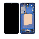 Samsung Galaxy S25 5G OLED Screen Assembly Replacement With Frame (Refurbished) (Navy)