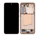 Samsung Galaxy S25 5G OLED Screen Assembly Replacement With Frame (Refurbished) (Pink Gold)