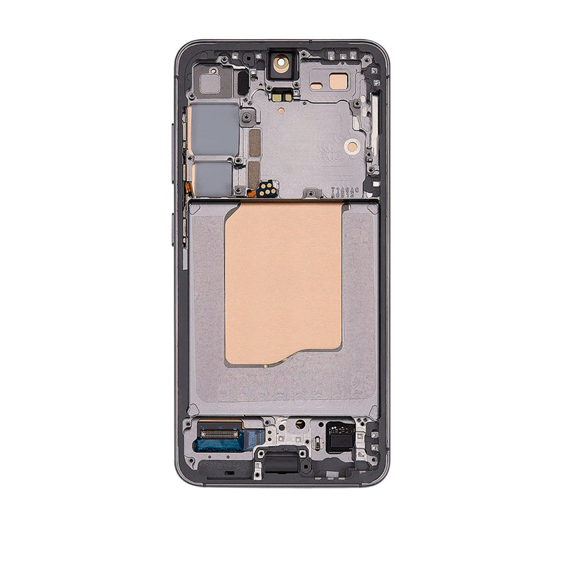 Samsung Galaxy S25 5G OLED Screen Assembly Replacement With Frame (Refurbished) (Silver Shadow)