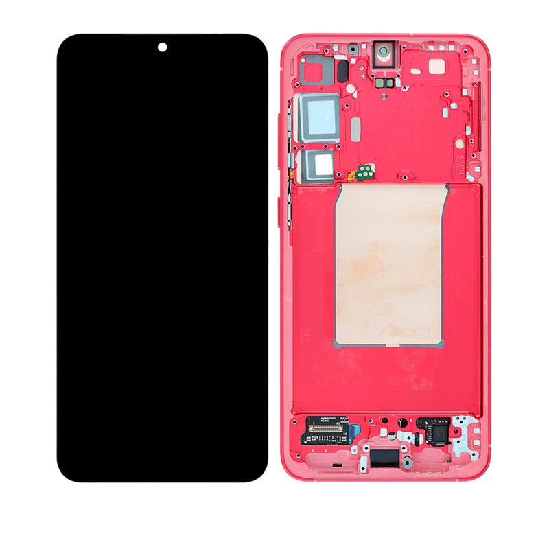 Samsung Galaxy S25 Plus 5G OLED Screen Assembly Replacement With Frame (OLED PLUS) (CoralRed)