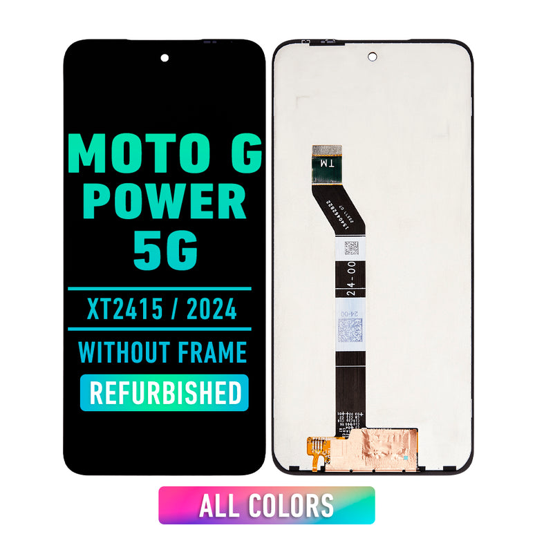 Motorola Moto G Power 5G (XT2415 / 2024) LCD Screen Assembly Replacement Without Frame (Refurbished) (All Colors)