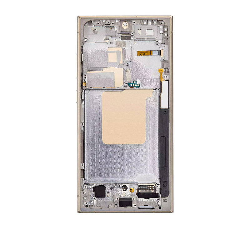 Samsung Galaxy S24 Ultra 5G OLED Screen Assembly Replacement With Frame (Refurbished) (Titanium Yellow)