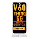LG V60 ThinQ 5G UW (LM-V600) LCD Screen Assembly Replacement With Frame (Silver)