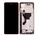 Motorola Moto G Stylus 5G (XT2419 / 2024) OLED Assembly With Frame (Refurbished) (Scarlet Wave)