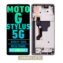 Motorola Moto G Stylus 5G (XT2419 / 2024) OLED Assembly With Frame (Refurbished) (Caramel Latte)