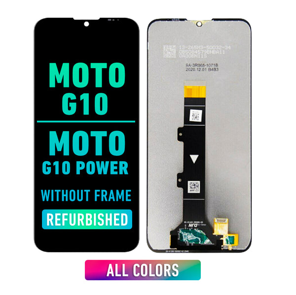 Motorola Moto G10 / G10 Power (XT2127) LCD Screen Assembly Replacement Without Frame (Refurbished) (All Colors)