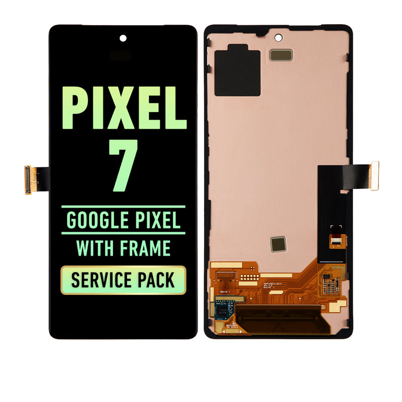 Google Pixel 7 OLED Screen Assembly Replacement With Frame (With Finger Print Scanner) (Service Pack) (All Colors)